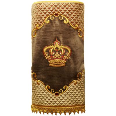 מעיל לספר תורה – כתר ואבנים