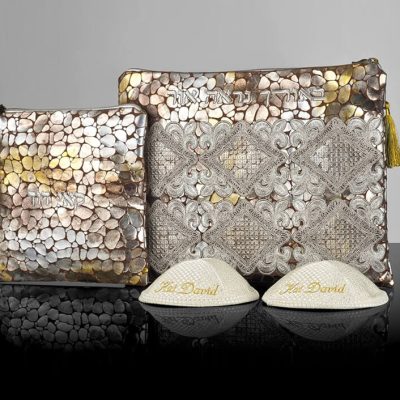 תיק טלית תפילין בעיצוב אישי – Tomer